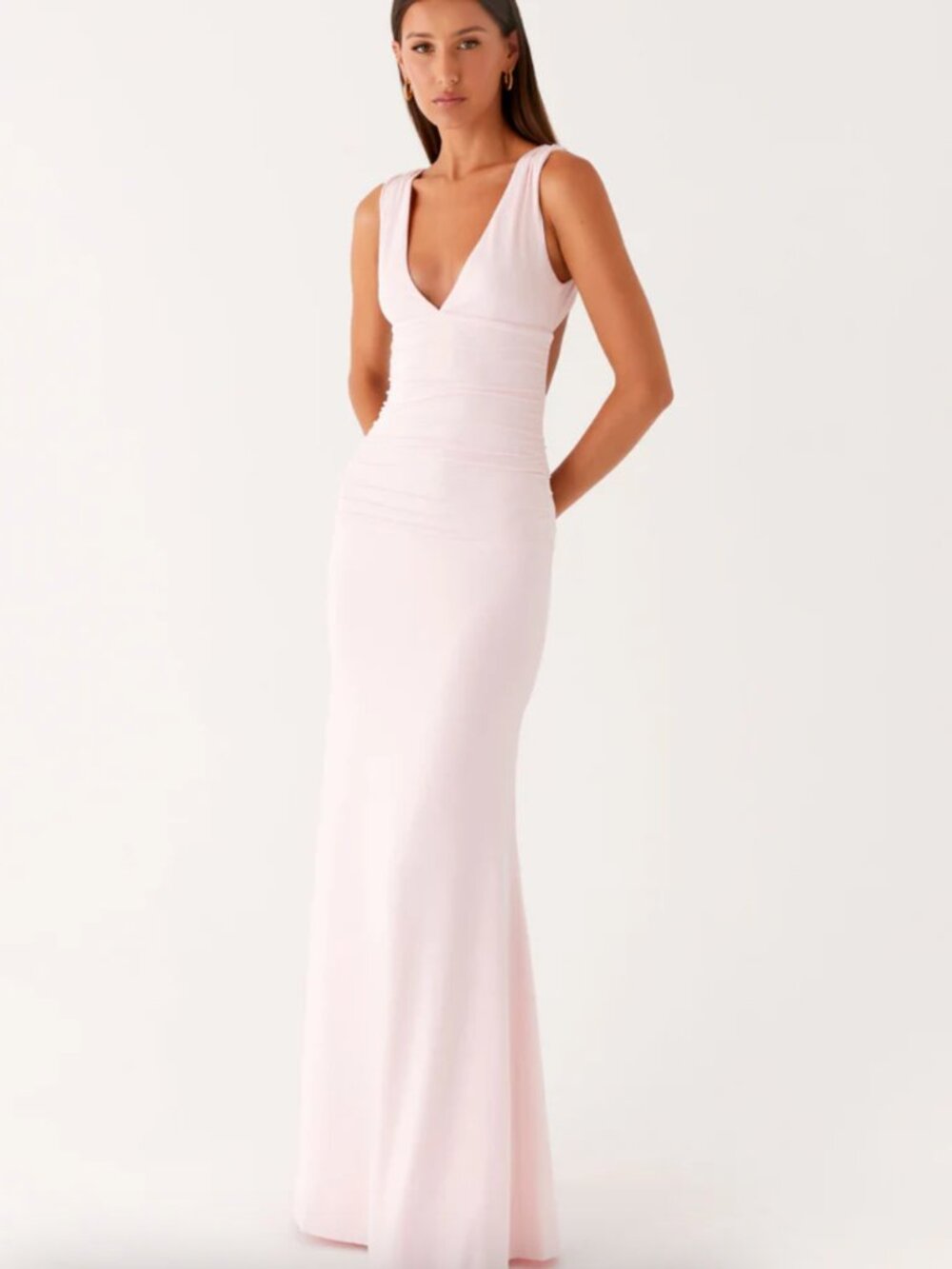 Peppermayo Pale Pink Maxi Dress